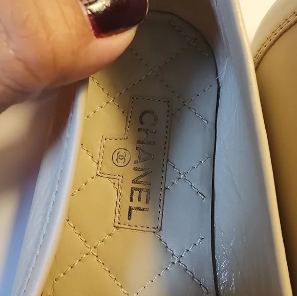 Authentic Chanel Elegant Cream Loafers Size 36 - Picture 4 of 9